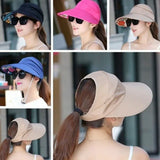 Summer Sun Protection Folding Sun Hat For Women