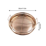 Copper Baking Tray Oil Frying Baking Pan Non-stick