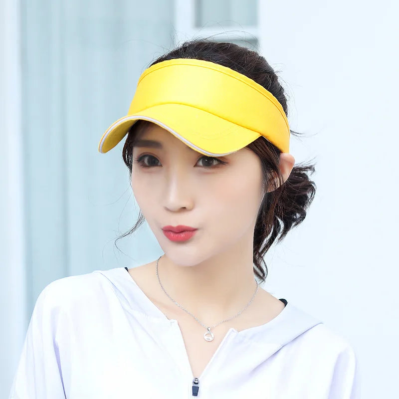 Summer Breathable Air Sun Hats Men Women Adjustable