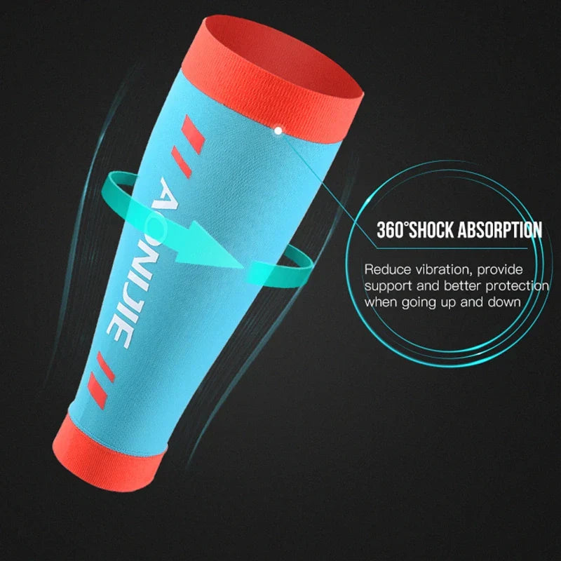 AONIJIE 1Pair Leggings Protective Sports Compression Calf Sleeve