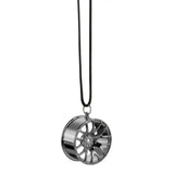 Car Ornament Pendant Metal Wheel Hub Flywheel Hanging