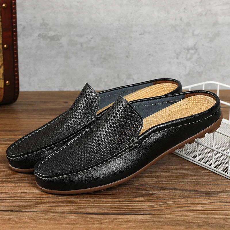 Italian Shoes Men Luxury Genuine Leather Loafers Moccasins