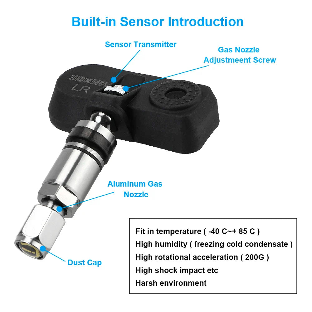 LEEPEE Car TPMS Tire Pressure Monitor System