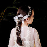 New Silver Color Gold Handmade Headbands Pearls Crystal