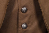 Gothic Victorian Tailcoat Jacket Men Steampunk Medieval Cosplay