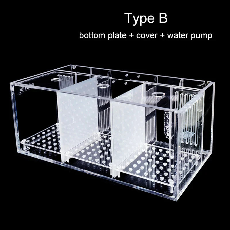220V Creative Betta Fish Tank Breeding Incubator Isolation
