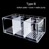 220V Creative Betta Fish Tank Breeding Incubator Isolation