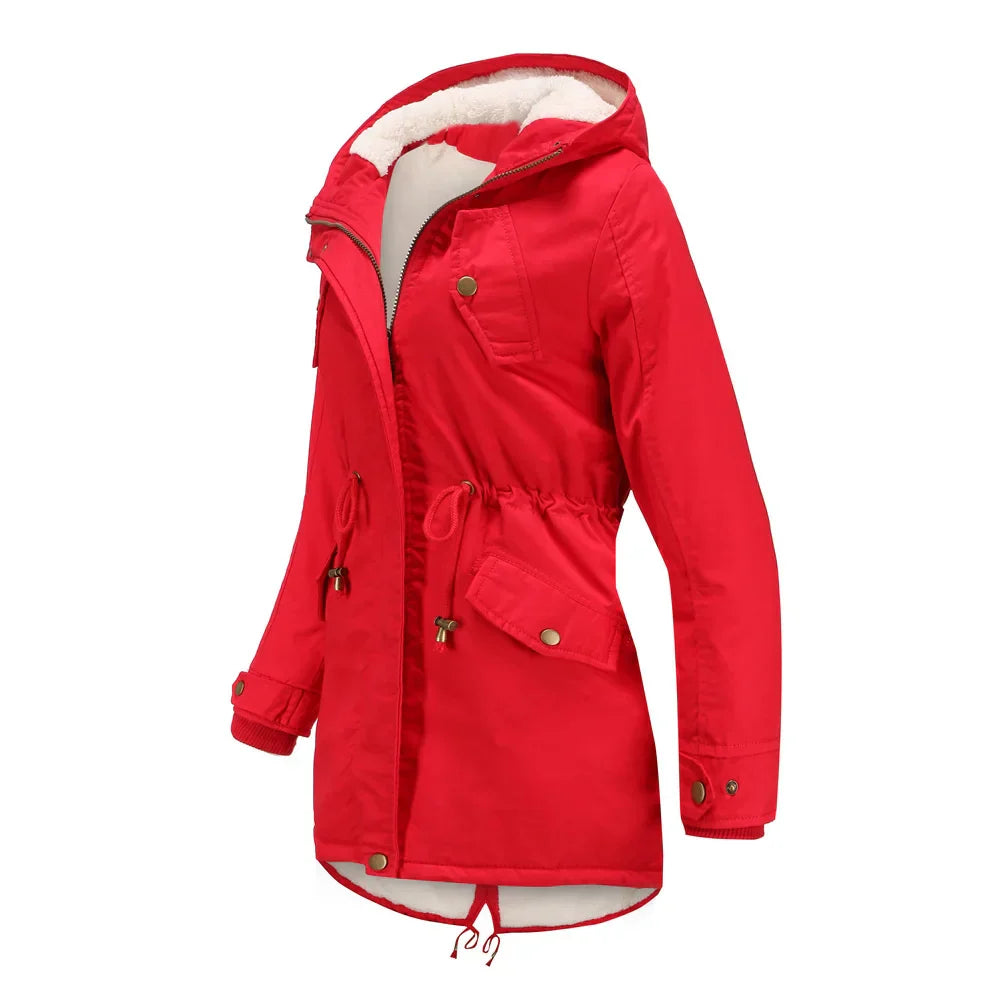 Quanss Plus Size Winter Jacket Women 2021 Fashion