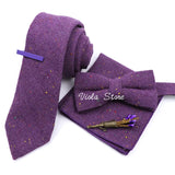 Top 50 Wool Soft 7cm Tie Bowtie Hankie