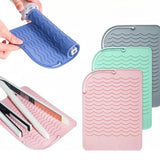 Hair Curling Silicone Heat Resistant Mat Portable Heat