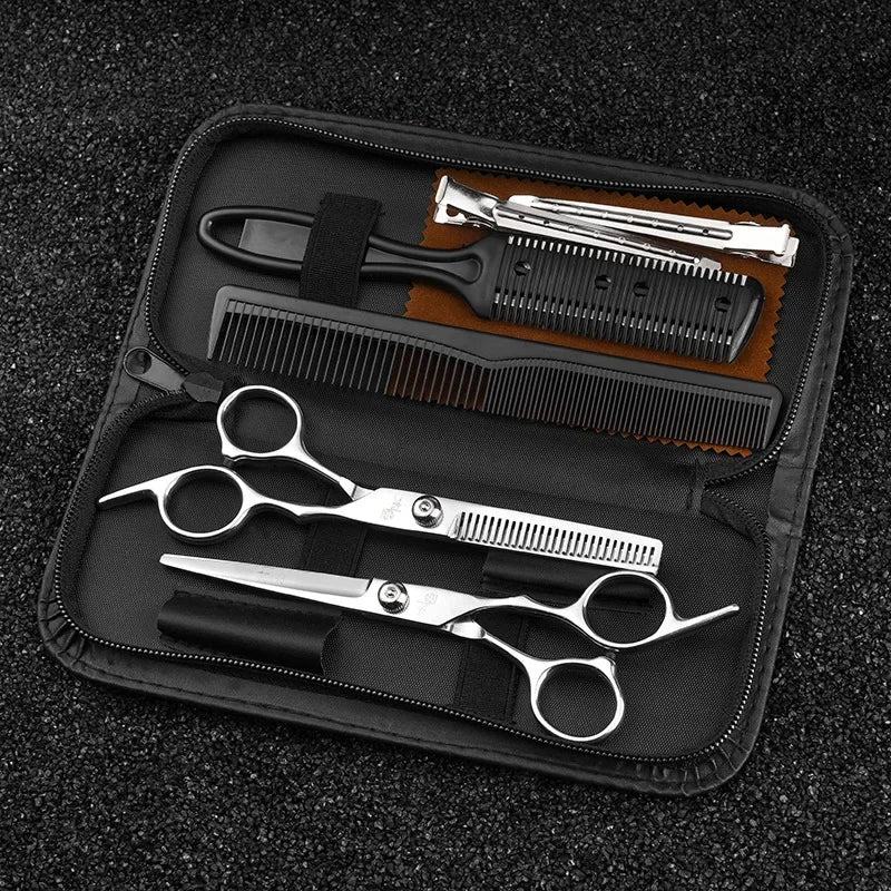 Hair Scissors Professional Hairdressing Set Barber Thinning Shears