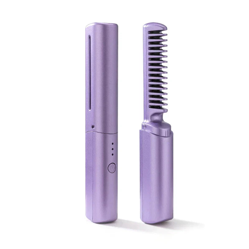 Hair Straightener Curler Charging Wet Dry Electric Hot