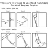Hammock with stand for Neck Traction Massager Hamac