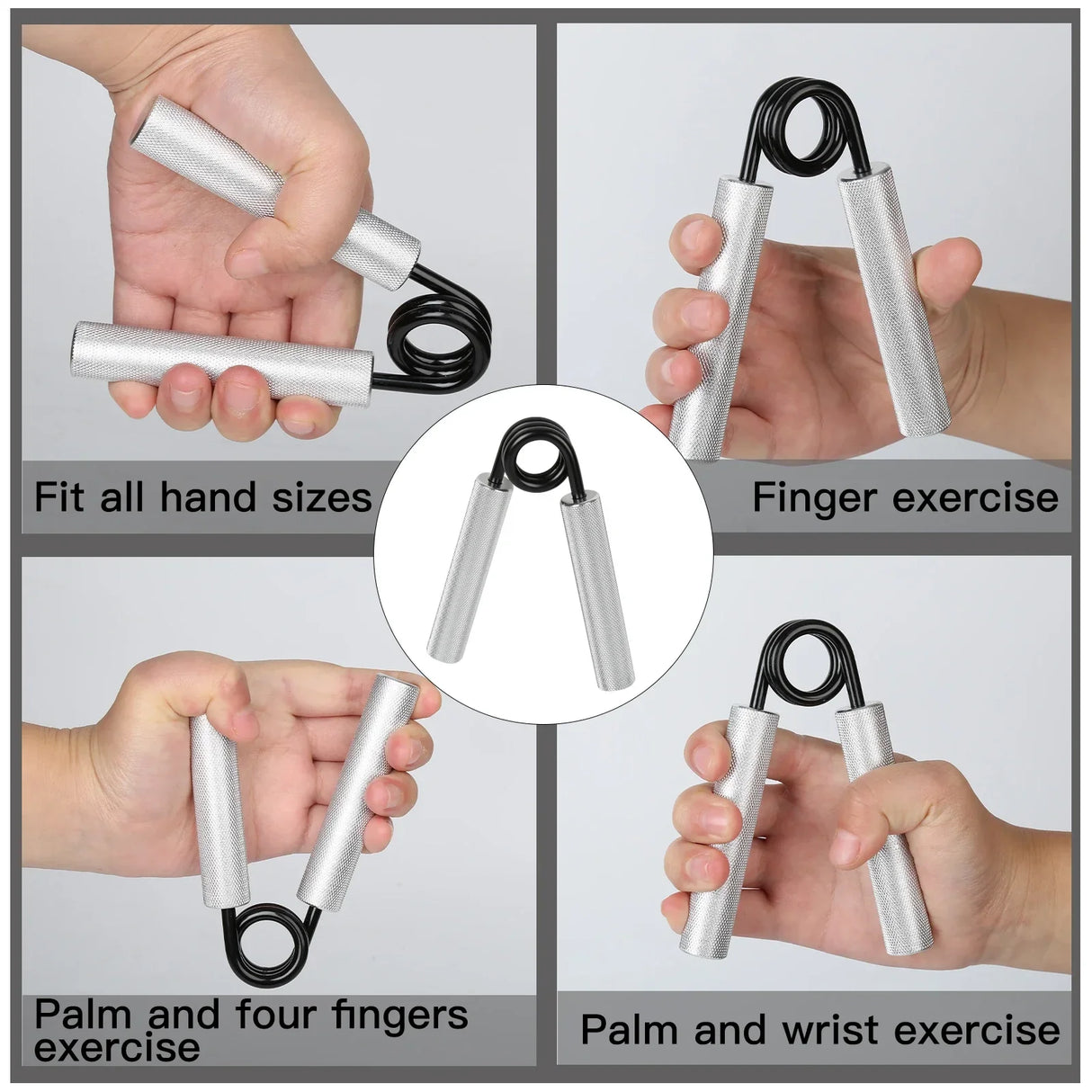 Hand Grip Fitness Workout Finger Trainer Strength Exercise