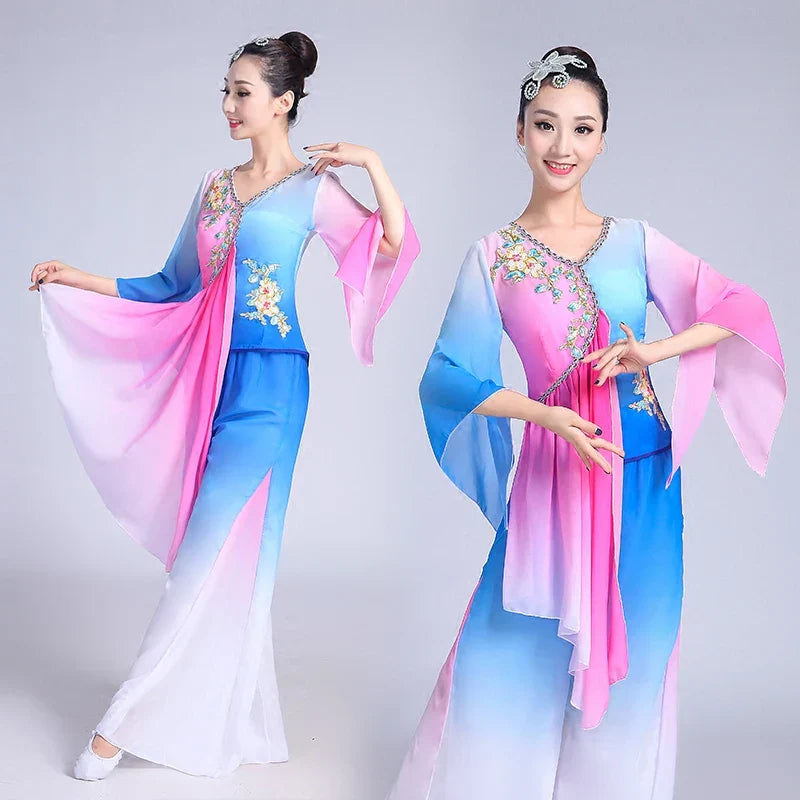 Hanfu new style hmong clothes classical national costumes