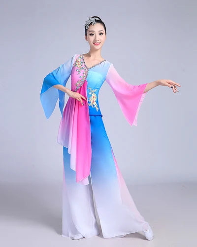 Hanfu new style hmong clothes classical national costumes