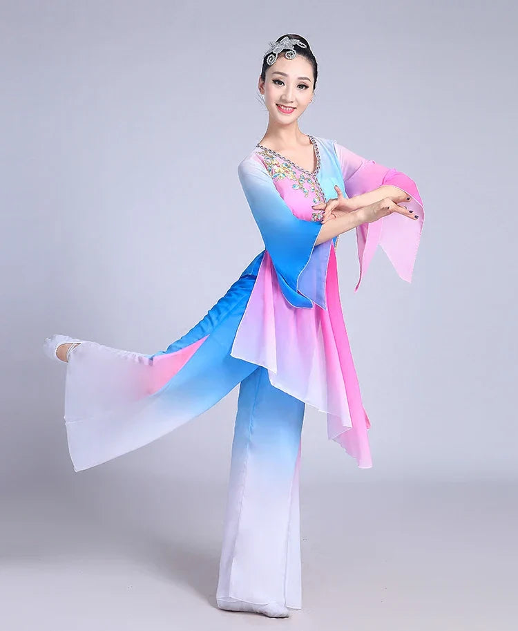 Hanfu new style hmong clothes classical national costumes