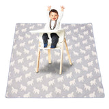 HappyFlute Splat Mat for Under High Chair/Arts/Crafts Washable