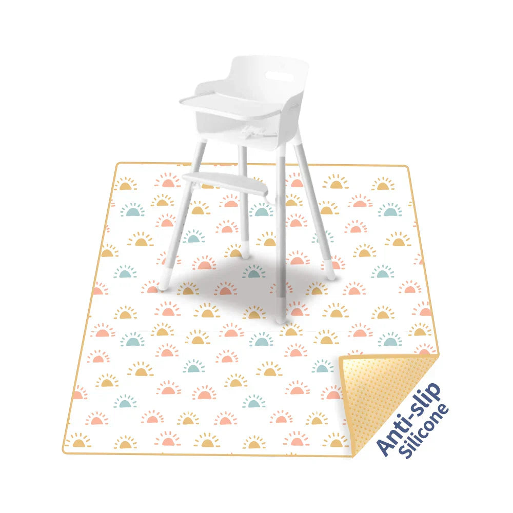 HappyFlute Splat Mat for Under High Chair/Arts/Crafts Washable