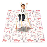 HappyFlute Splat Mat for Under High Chair/Arts/Crafts Washable