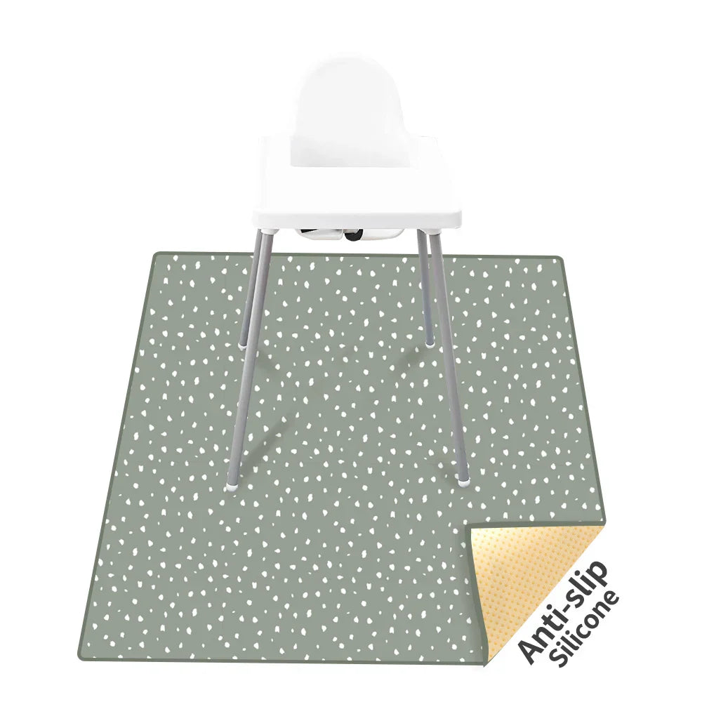 HappyFlute Splat Mat for Under High Chair/Arts/Crafts Washable