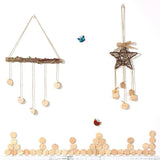 Wood Charms Key Chain Keyrings Blank For DIY