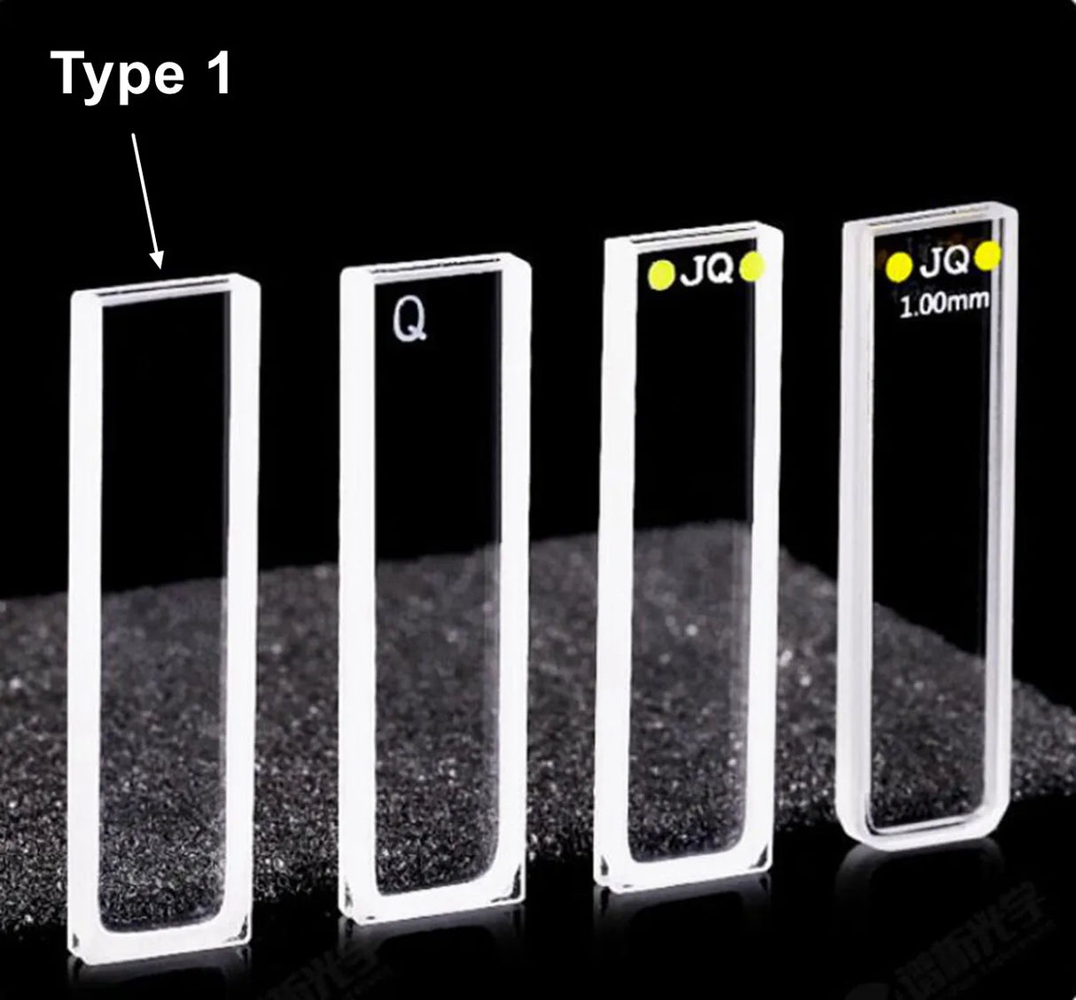 1mm Path Length 350ul 2-way Light JGS1 Quartz