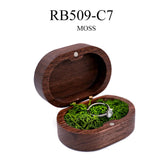 Marriage Engagement Wooden Ring Box for Wedding Custom