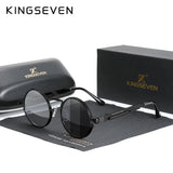 KINGSEVEN High Quality Gothic Steampunk Sunglasses Polarized Men