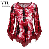 Yitonglian Trending Style Plus Size Women Blouse Summer