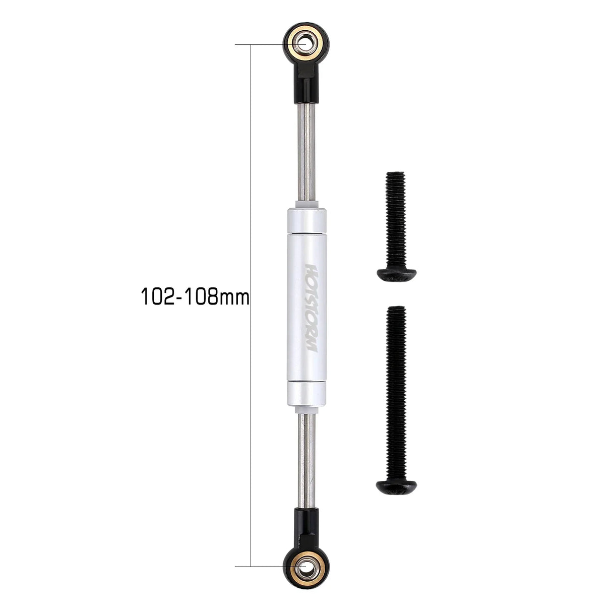 INJORA 1PCS 72-102mm Adjustable Servo Steering Link 1/10
