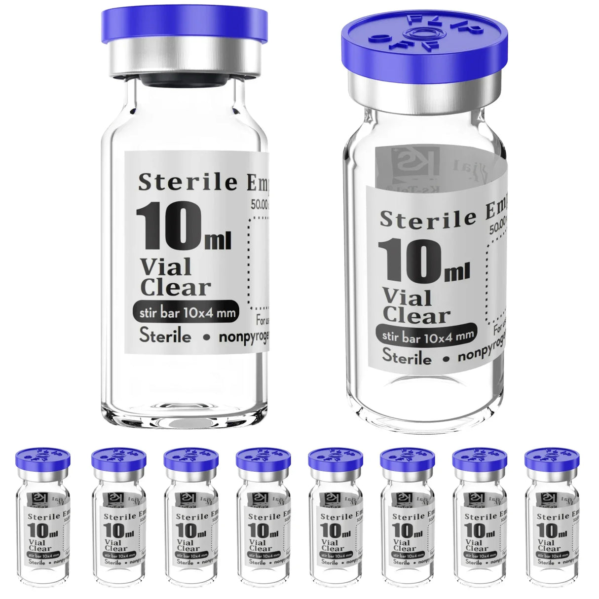 Ks-Tek Sterile Empty Vials with Self Healing Injection
