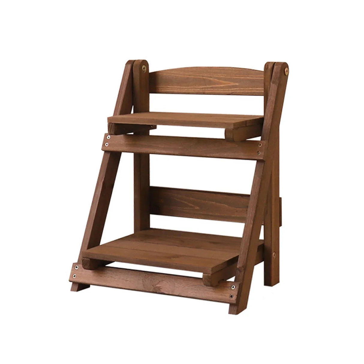 Balcony Garden Corner Display Rack Desk Shelf Living