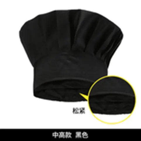 Men Master Cook Caps White Chef Hat Waiter