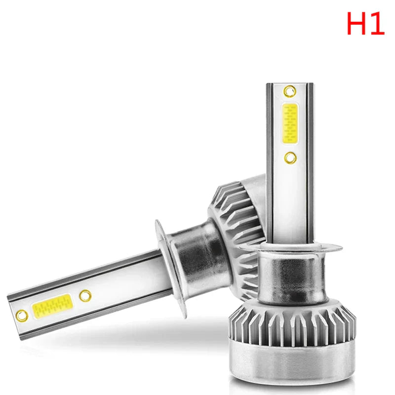 1Pair  H1/H7 /H8/H9/H11 COB LED Headlight Bulbs 110W 20000LM High Low Beam White Lights