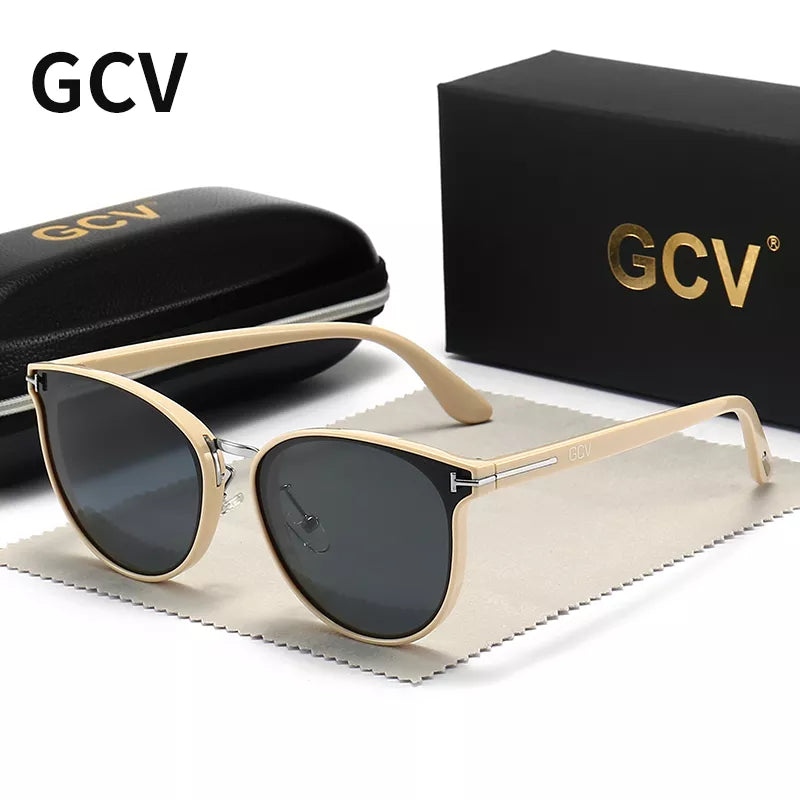 2021 GCV Polarized Lady Sunglasses Cat Eye Fashion