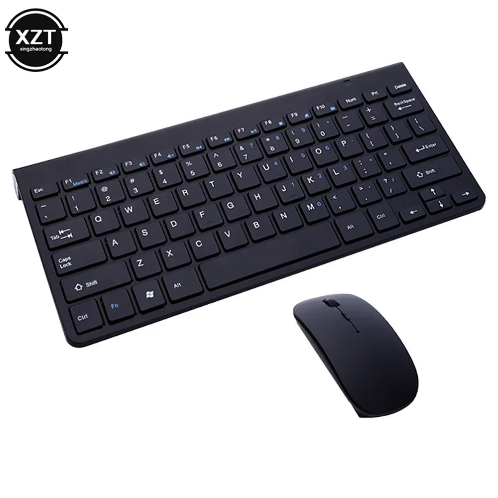 2.4G Wireless Keyboard and Mouse Mini Multimedia Keyboard