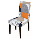 Printed Chair Cover Elastic Seat Chair Covers Removable