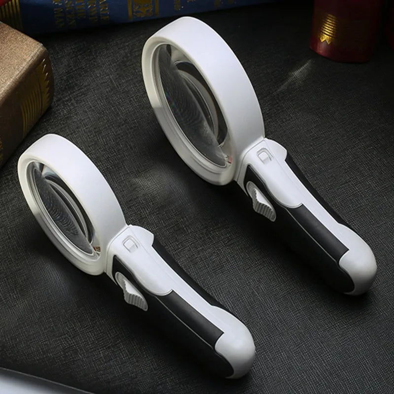 5 Times Optical Magnifying Glass With LED Lights