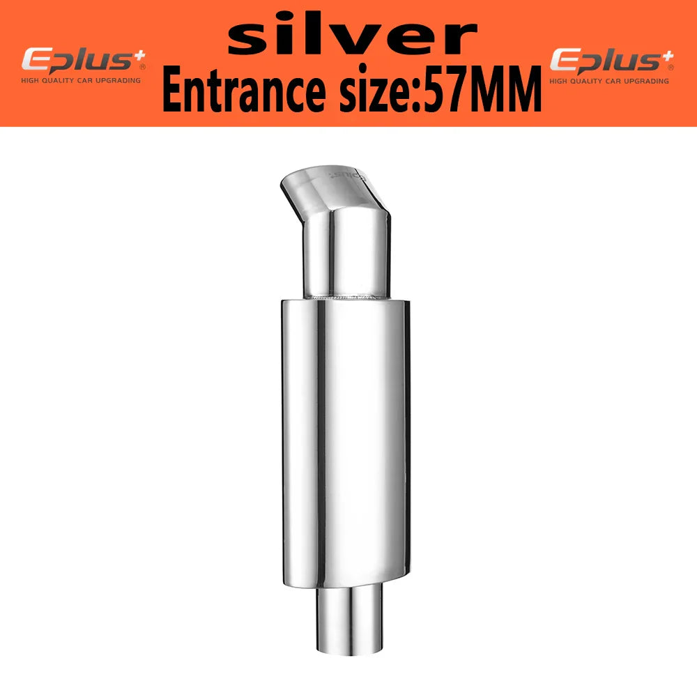 Car Exhaust Pipe Muffler Tail Universal Oval Stainless