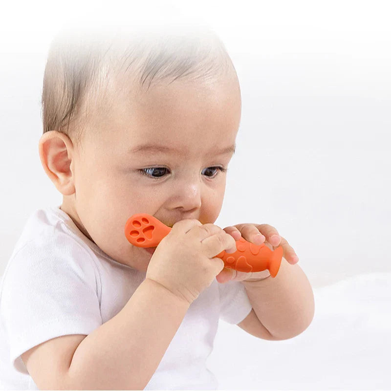 BPA Free Baby Pre-Spoon Set Silicone Self Feeding