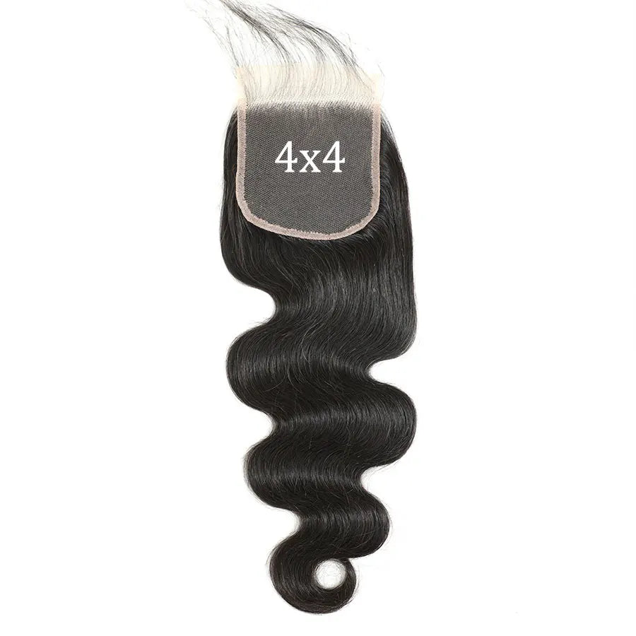 Body Wave Bundles With 6x6 Closure Brazilian Hair