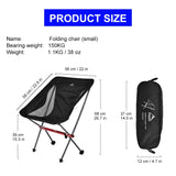 Widesea Camping Fishing Folding Chair Tourist Beach Chaise