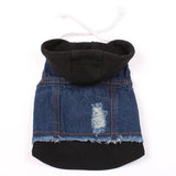 Dog Cat Jacket Vest Denim Pet Puppy Coat