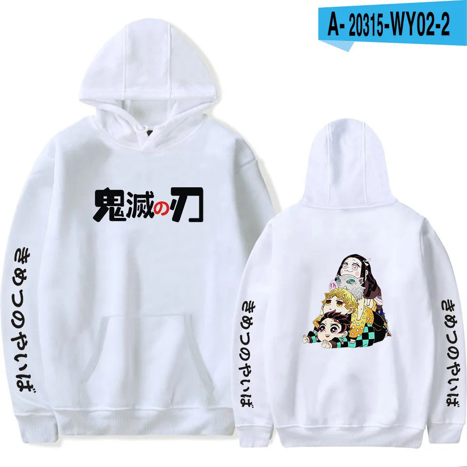 Anime Hoodie Demon Slayer Oversized Hoodies Sweatshirts Men/Womens