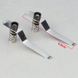 A Pair Stainless Steel Specimen Presser Holder Slides