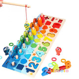 Kids Montessori Math Toys For Toddlers Educational Wooden