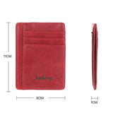 2022 Mini Men's Card Wallet – Customized PU Leather Holder