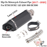 Slip on 51mm Motorcycle Exhaust System Muffler Escape