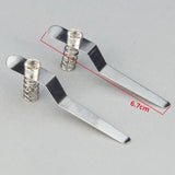 A Pair Stainless Steel Specimen Presser Holder Slides